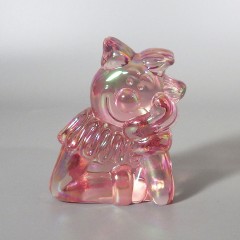 Fenton Art Glass Sunset Daydream Clown Figurine Paperweight