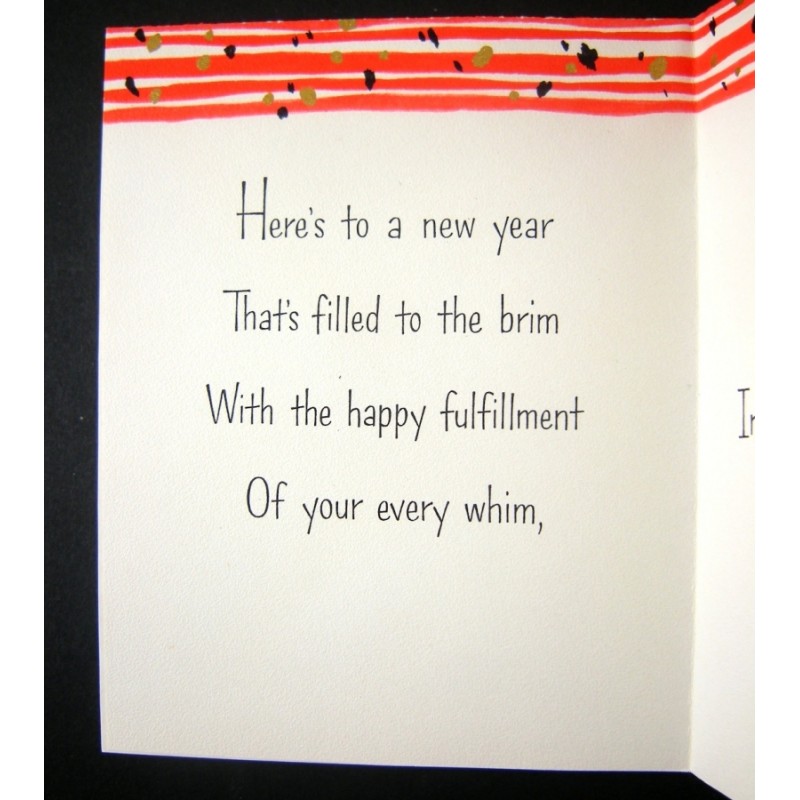 hallmark new year greeting cards mid century vintage hallmark new years greeting card hallmark new year greeting cards mid century vintage hallmark new years greeting card