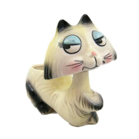 Holt Howard (?) Made in Japan Bobble Head Cat Planter